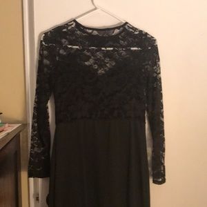 Lace Black Dress